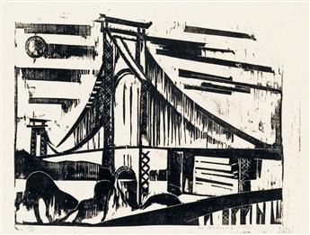 WERNER DREWES Two woodcuts.